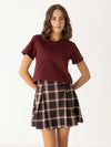 The Maze Basic T-shirt - Burgundy