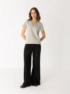 The Maze V-Neck T-shirt - Grey